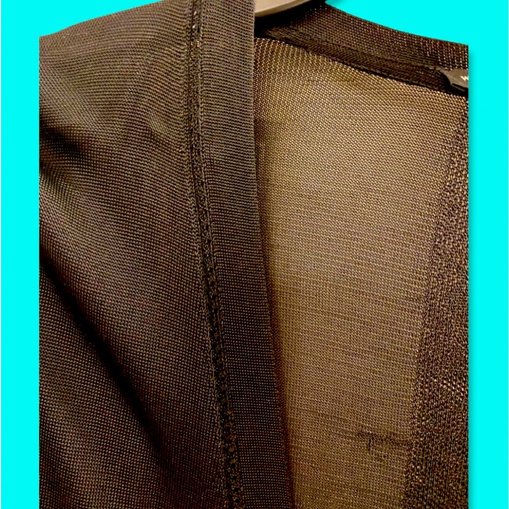 White House Black Market Long Black Cardigan,Medium,NWOT, no rips,tears,stains